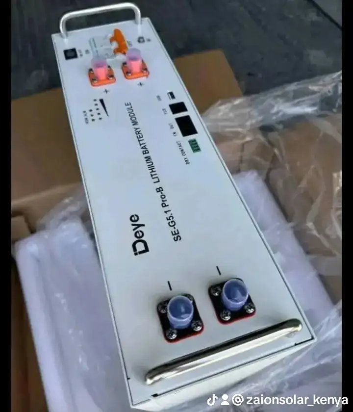 Deye SE-G5.1 Pro-B 5.12kWh lithium battery module unboxed