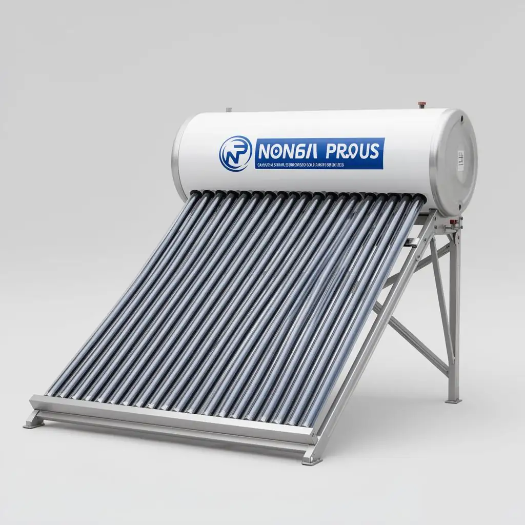 150L non-pressurised solar water heater on a residential roof