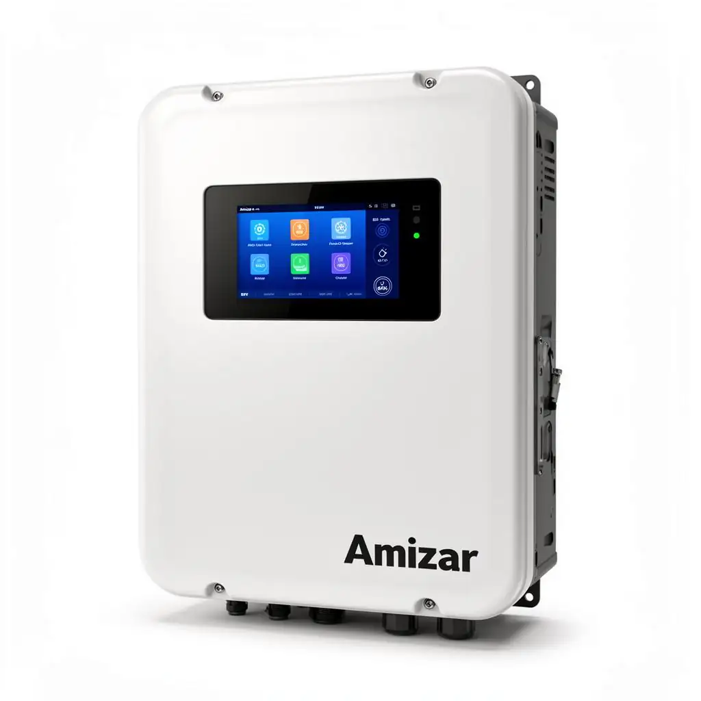 Amizar 8kW all-in-one inverter charger with touch LCD