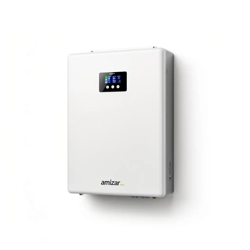 Amizar 5kWh compact wall-mounted lithium home battery