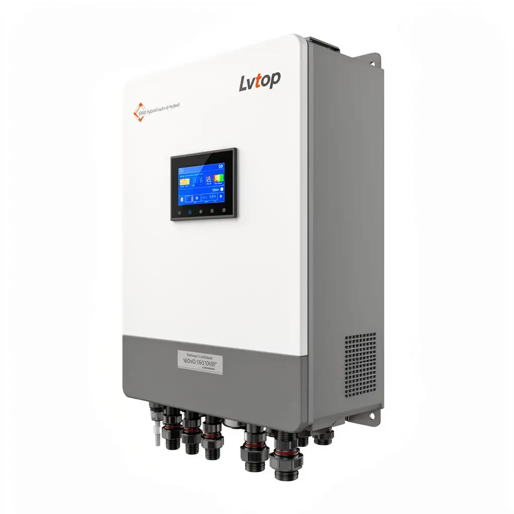 Lvtop 10kW three-phase commercial hybrid solar inverter