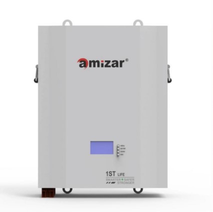 Amizar 5kWh compact wall-mounted lithium home battery
