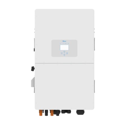 Deye SUN-50K-G03 50kW commercial three-phase solar inverter in plant room