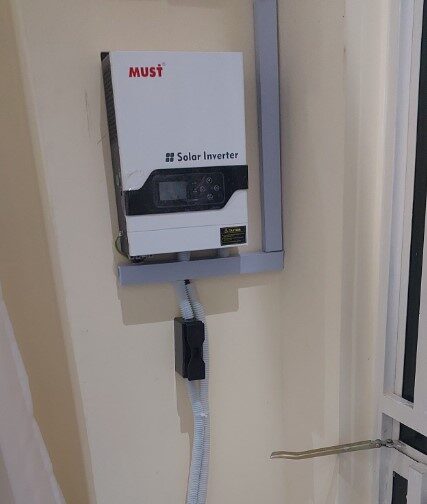 3kW family home solar kit components on display