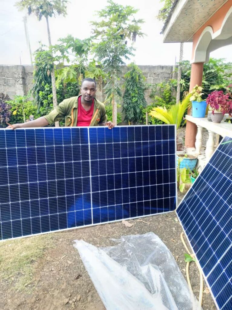 Off-Grid Farm 25kW before installation