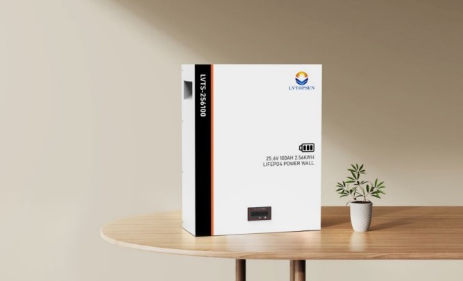 LVTOPSUN LVTS-256100 2.56kWh 25.6V 100Ah LiFePO₄ Battery