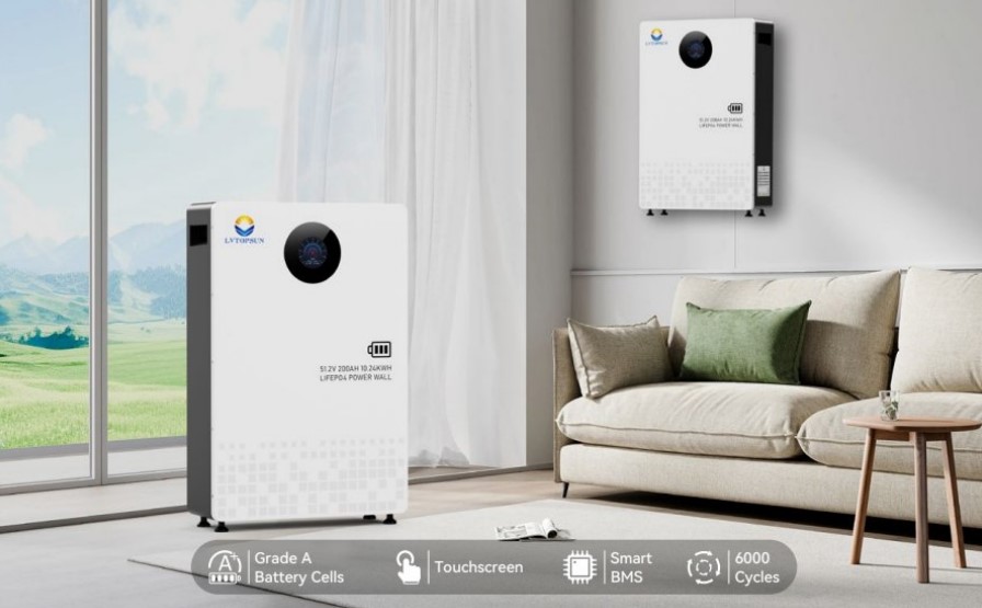 LVTOPSUN LVTS-512200-G3 10.24kWh 51.2V 200Ah LiFePO₄ Battery