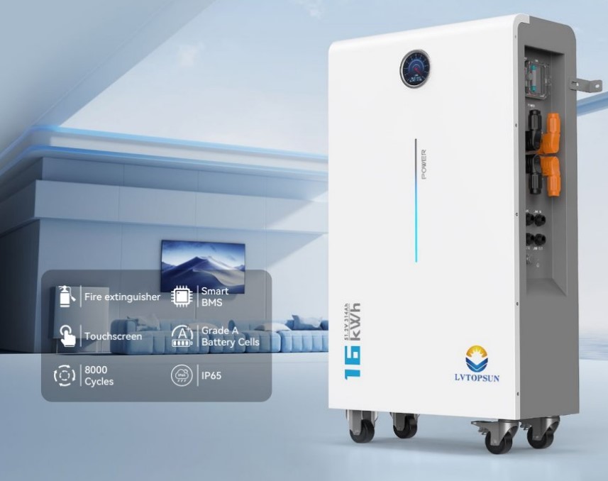 LVTOPSUN LVTS-512314-G4 16.07kWh 51.2V 314Ah LiFePO₄ Battery