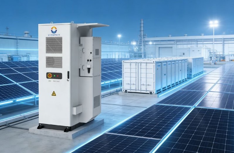 LVTOPSUN LVTSG-50kS 112kWh 50kW Liquid-Cooled Commercial Energy Storage System