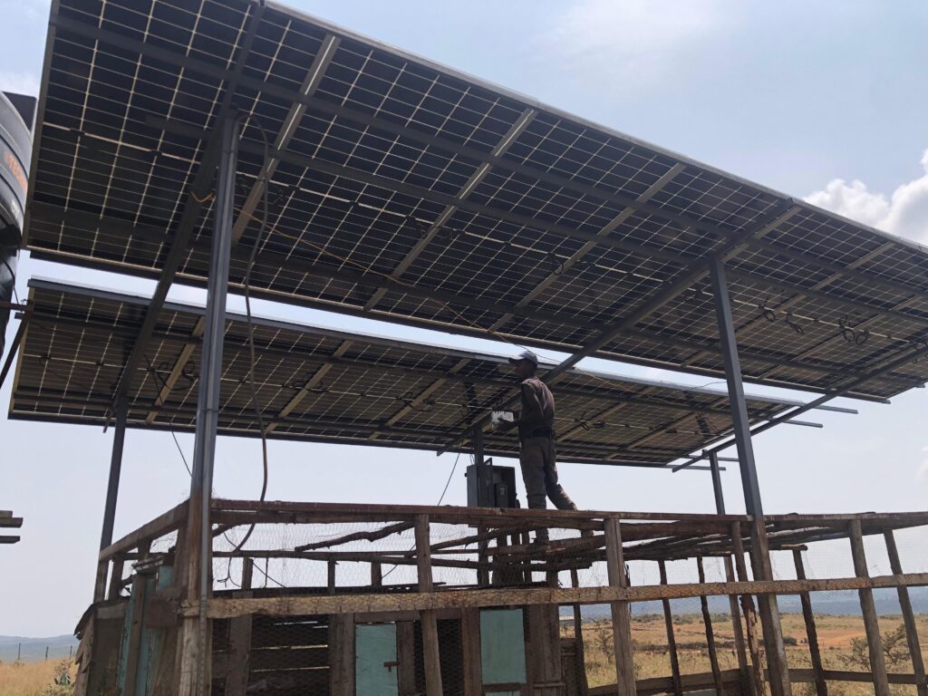 12kw Solar System - Rongai Community Water Project before installation